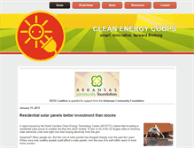 Tablet Screenshot of cleanenergycoops.org